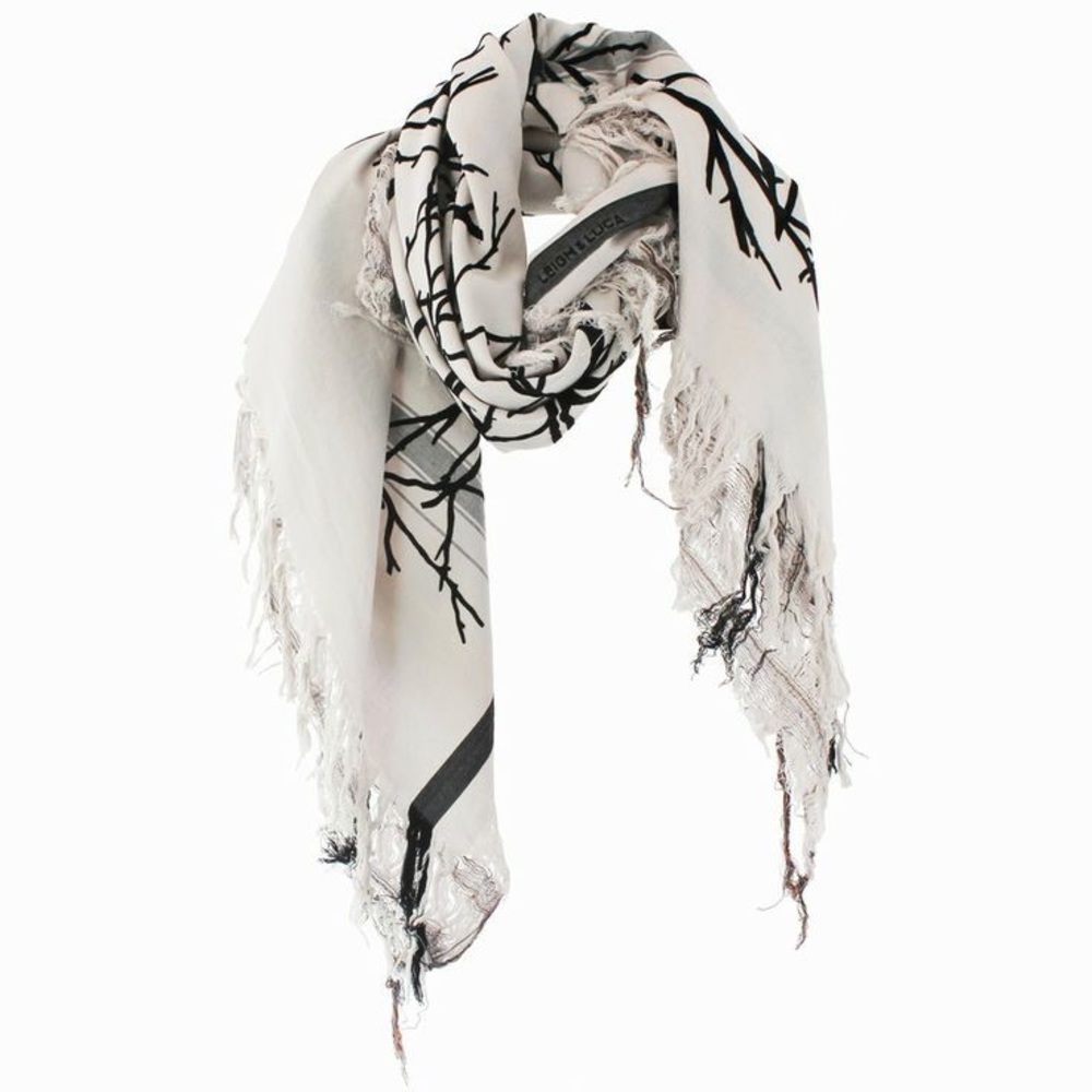 Large tassled scarf